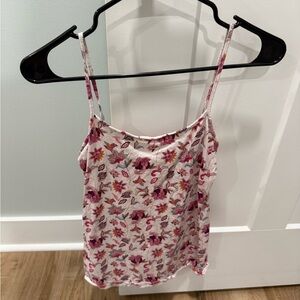 LOFT Pink Floral Camisole